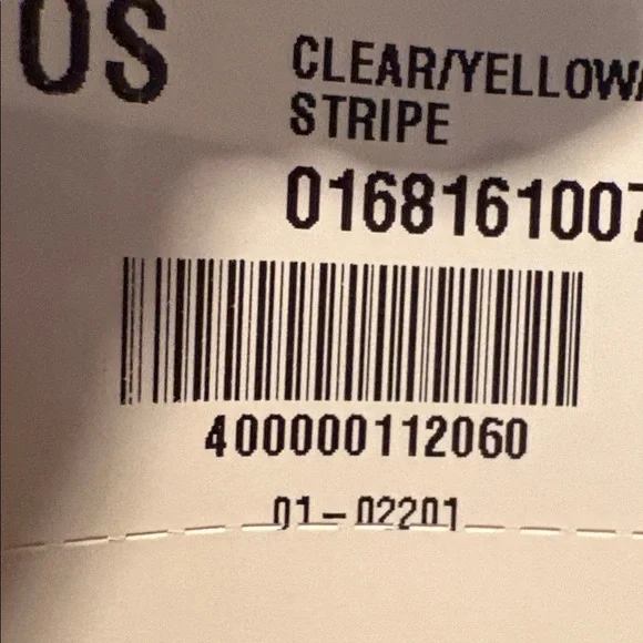 NWT J.McLaughlin Harper Clear Yellow Stripe Tote Stadium Beach Bag Rope - Picture 12 of 12